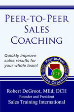 Peer to Peer Sales Coaching book cover
